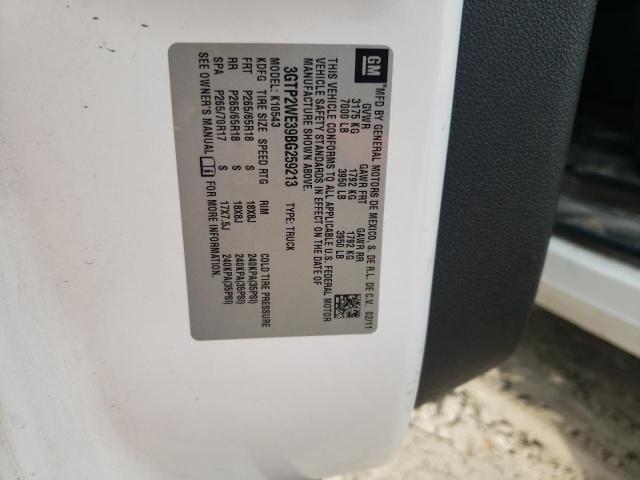 3GTP2WE39BG259213 GMC Sierra K1500 Slt