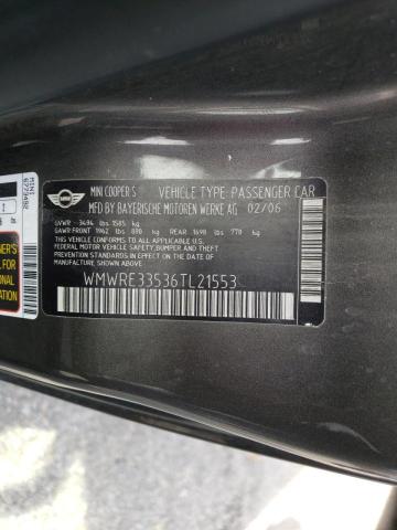 WMWRE33536TL21553 Mini Cooper