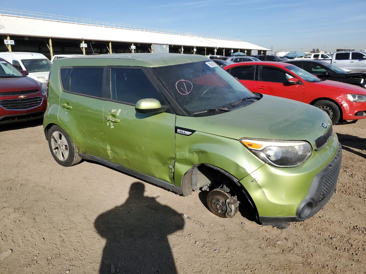 KNDJN2A25G7866988 2016 Kia Soul at AZ - Phoenix, Copart lot 