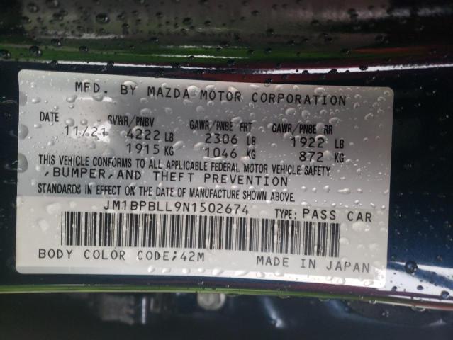 2022 MAZDA 3 PREFERRE JM1BPBLL9N1502674