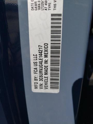 2020 RAM PROMASTER 3C6URVJG4LE144217