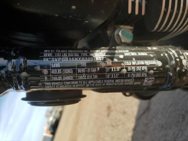 2016 VICTORY MOTORCYCLES VEGAS - 5VPGB36NXG3051657