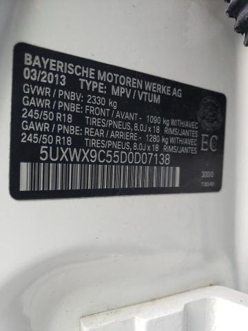 5UXWX9C55D0D07138 BMW X3