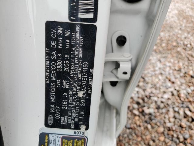 3KPFL4A70JE173160 KIA Forte