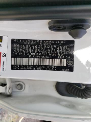 2018 TOYOTA CAMRY L - 4T1B11HK5JU633374