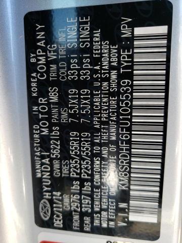 2015 HYUNDAI SANTA FE G - KM8SRDHF6FU105539