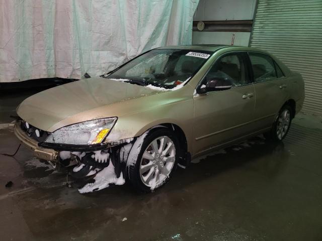 Salvage cars for sale from Copart Leroy, NY: 2006 Honda Accord EX