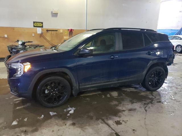 Salvage cars for sale from Copart Atlantic Canada Auction, NB: 2022 GMC Terrain SLE