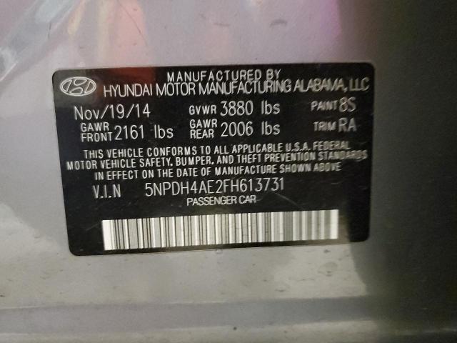 2015 HYUNDAI ELANTRA SE - 5NPDH4AE2FH613731