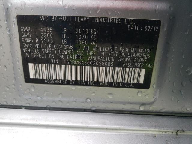 4S3BMBA66C3028089 Subaru Legacy 2.5i
