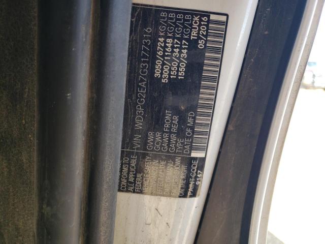 2016 MERCEDES-BENZ METRIS - WD3PG2EA7G3177316