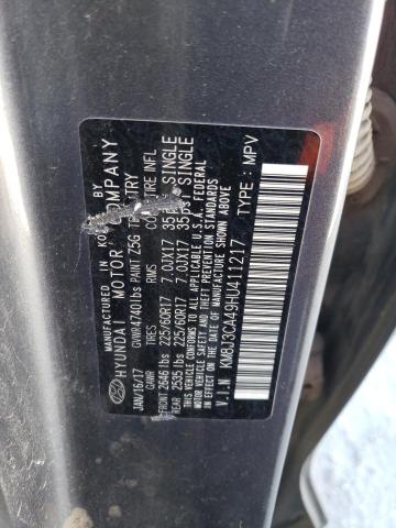 2017 HYUNDAI TUCSON LIM - KM8J3CA49HU411217