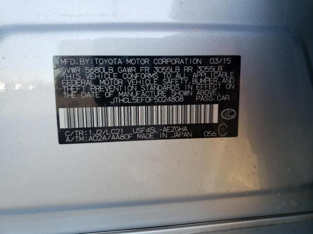 2015 LEXUS LS 460 - JTHCL5EF0F5024808
