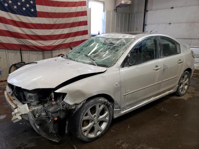 Salvage cars for sale from Copart Lyman, ME: 2008 Mazda 3 S