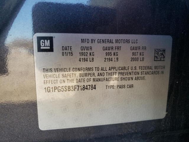 2015 CHEVROLET CRUZE LTZ - 1G1PG5SB3F7184784