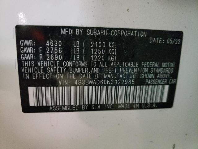 4S3BWAD60N3022985 Subaru Legacy Premium