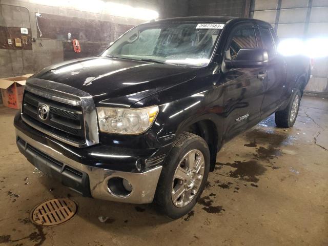 Salvage cars for sale from Copart Angola, NY: 2012 Toyota Tundra Double Cab SR5