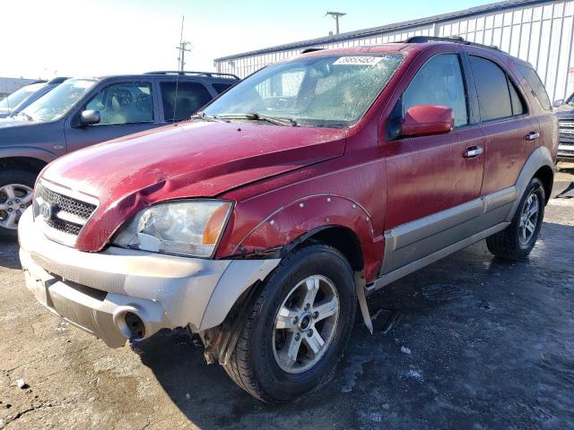 Salvage cars for sale from Copart Chicago Heights, IL: 2003 KIA Sorento EX