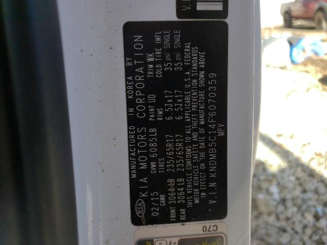 2015 KIA SEDONA LX - KNDMB5C14F6070359