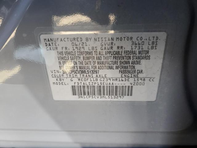 2021 NISSAN KICKS 3N1CP5CV3ML513297