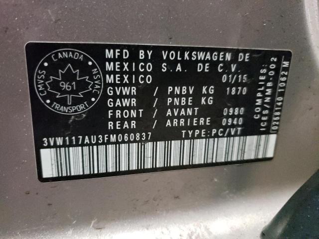 2015 VOLKSWAGEN GOLF - 3VW117AU3FM060837