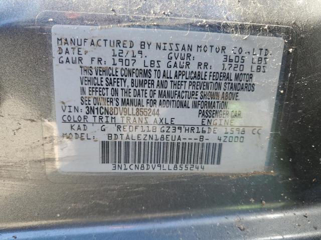 3N1CN8DV9LL855244 Nissan VERSA S
