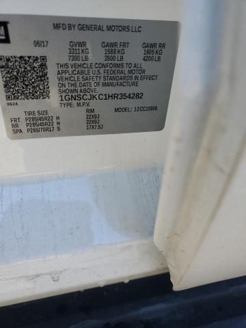 2017 CHEVROLET SUBURBAN C - 1GNSCJKC1HR354282