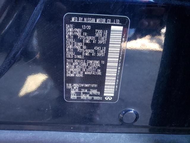 2021 INFINITI QX80 LUXE - JN8AZ2AF0M9719781