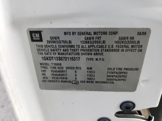 1GKDT13S672116317 GMC Envoy