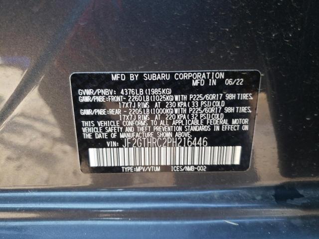 JF2GTHRC2PH216446 Subaru Crosstrek Sport