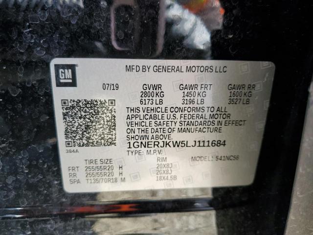 2020 CHEVROLET TRAVERSE R 1GNERJKW5LJ111684