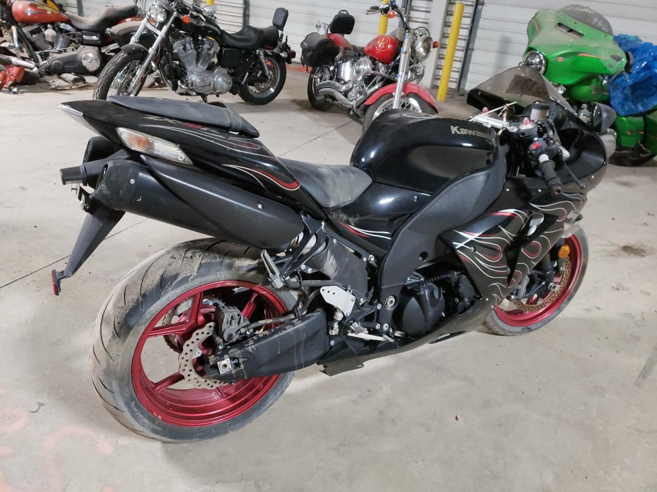 2007 Kawasaki ZX1000 D for sale at Copart Columbus, OH. Lot #39714 