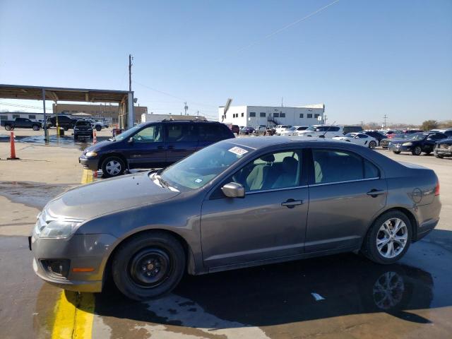 Salvage cars for sale at Grand Prairie, TX auction: 2012 Ford Fusion SE