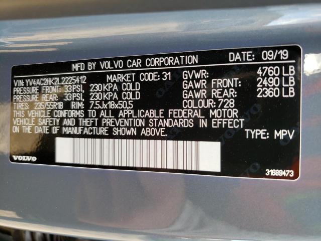 YV4AC2HK2L2225412 Volvo XC40