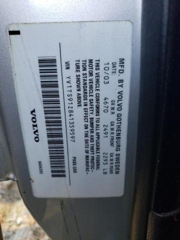 YV1TS91Z841359597 Volvo S80