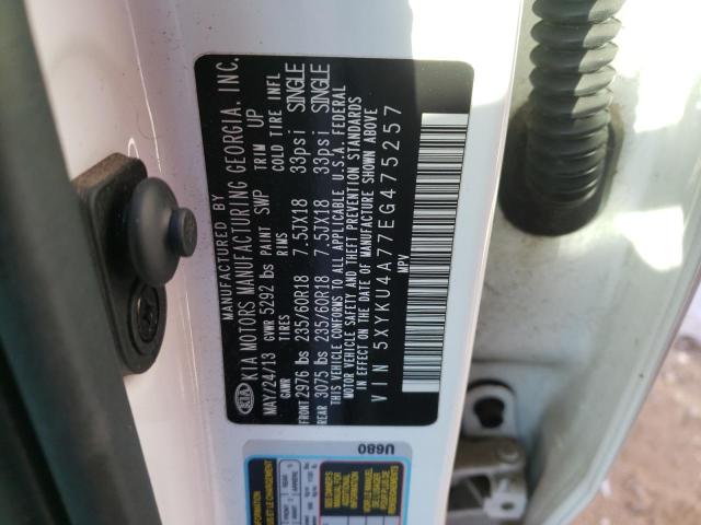 5XYKU4A77EG475257 KIA Sorento