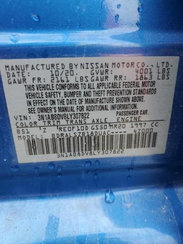2020 NISSAN SENTRA SR - 3N1AB8DV8LY307822