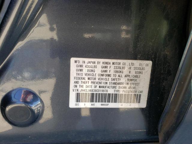 JH4CL96838C019978 Acura TSX