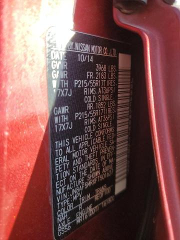 2015 NISSAN JUKE S - JN8AF5MRXFT501627