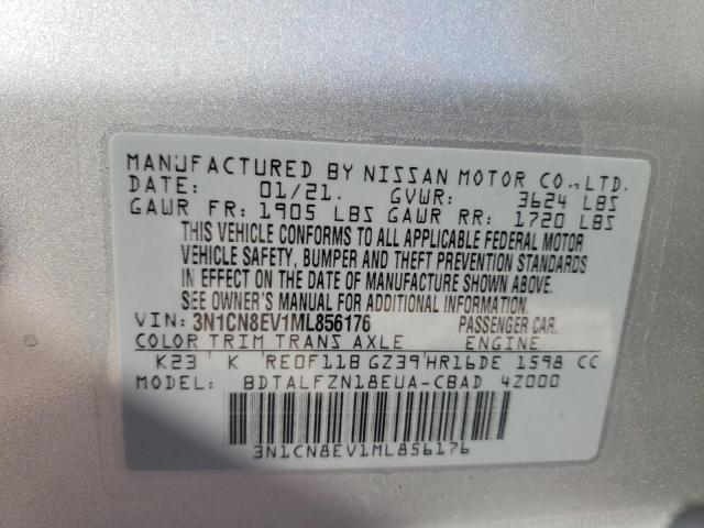 2021 NISSAN VERSA SV - 3N1CN8EV1ML856176