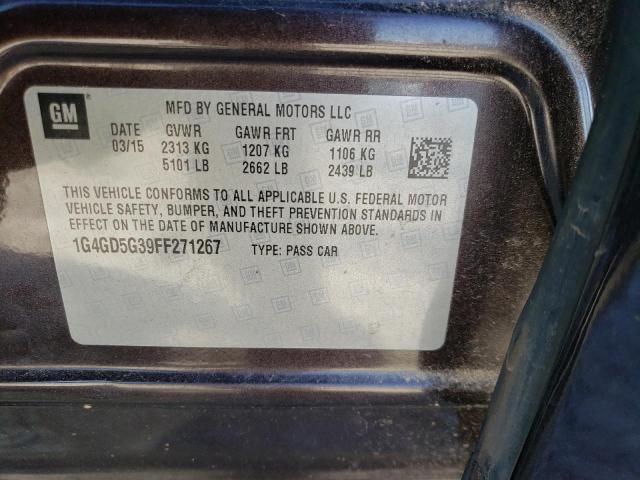 2015 BUICK LACROSSE P - 1G4GD5G39FF271267