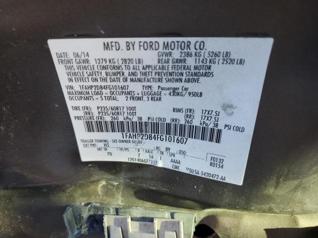 2015 FORD TAURUS - 1FAHP2D84FG101607