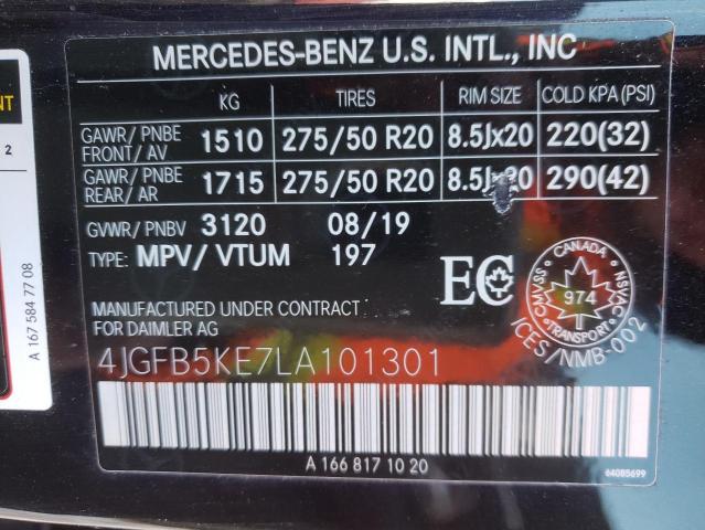 Auction sale of the 2020 MERCEDES BENZ GLE CLASS , vin: 4JGFB5KE7LA101301, lot number: 40150623