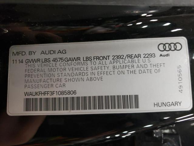 2015 AUDI A3 PRESTIG - WAUKFHFF3F1085806