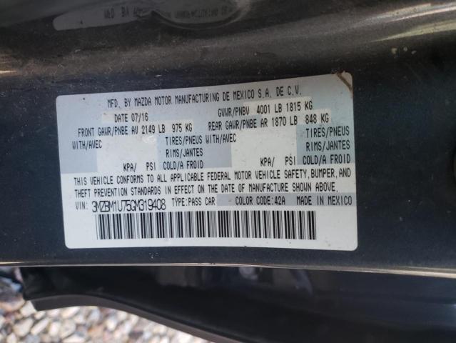 2016 MAZDA 3 SPORT - 3MZBM1U75GM319408