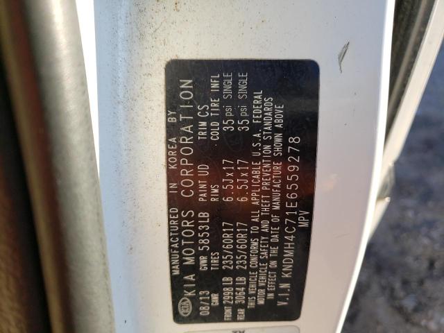 KNDMH4C71E6559278 KIA SEDONA EX