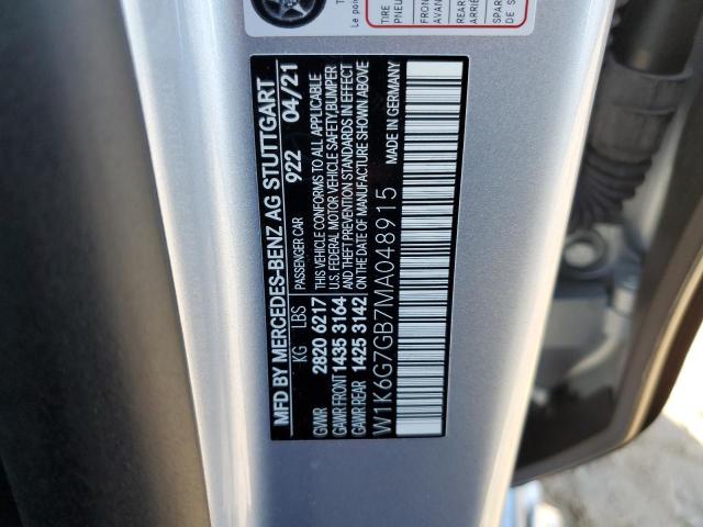 2021 MERCEDES-BENZ S 580 4MAT - W1K6G7GB7MA048915