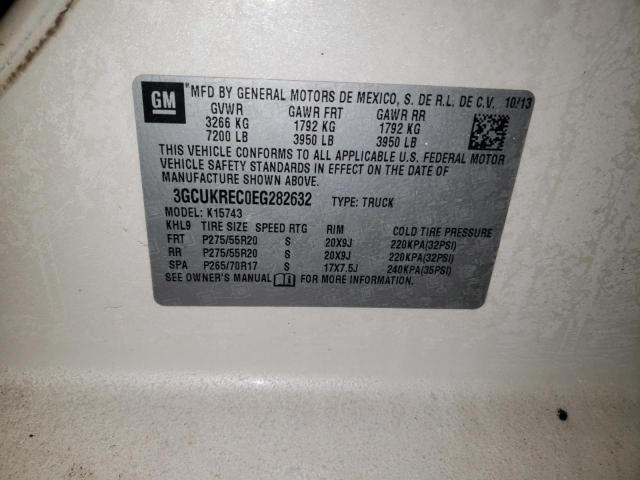 2014 CHEVROLET SILVERADO - 3GCUKREC0EG282632
