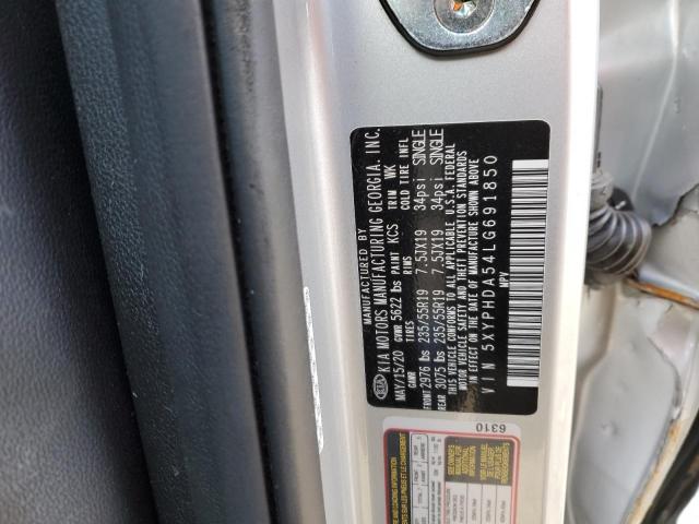 5XYPHDA54LG691850 KIA SORENTO EX