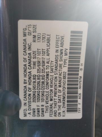 2015 HONDA CR-V EXL - 2HKRM3H70FH518832